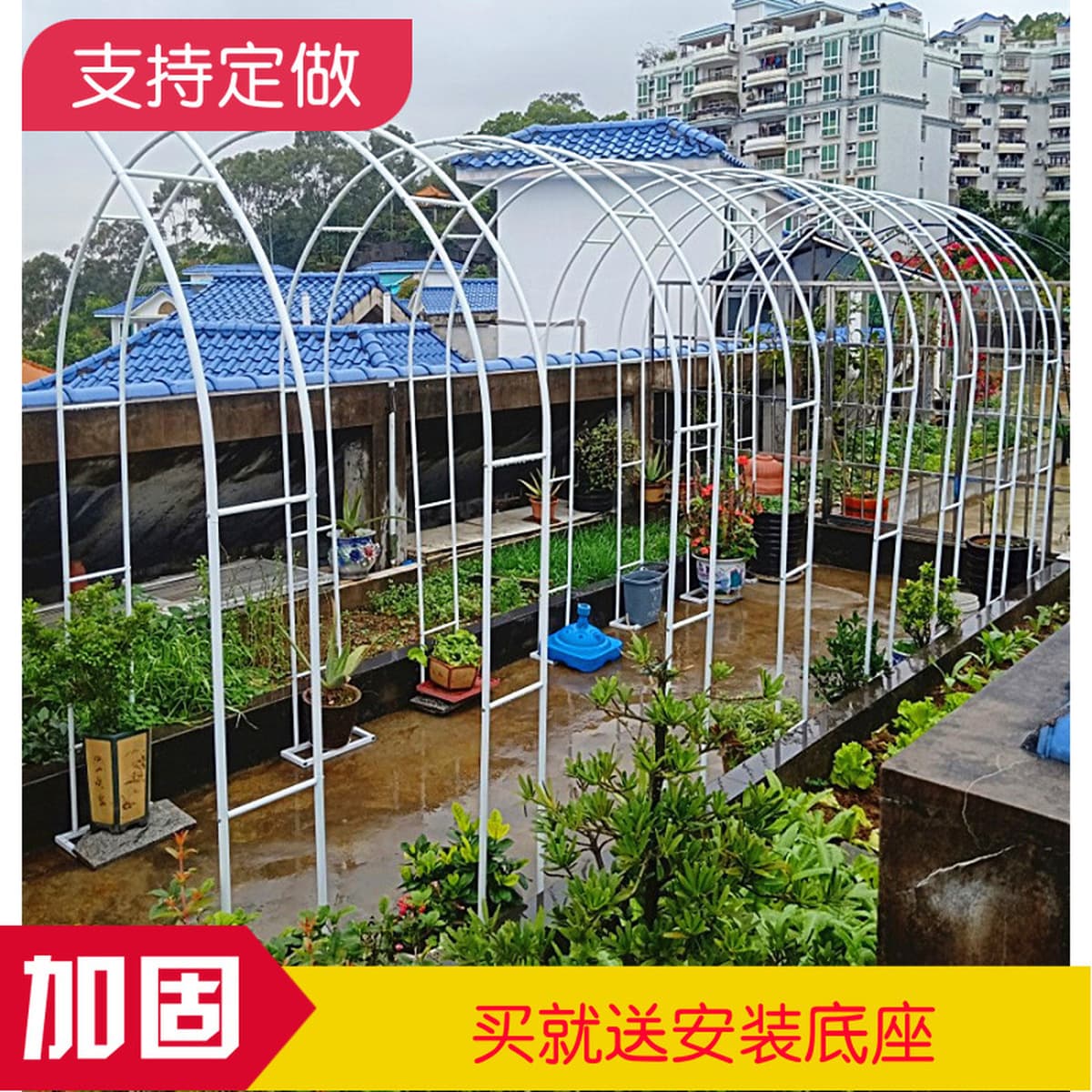 Кованая подставка для цветов для восхождения на виноградную лозу садовая вилла с балконным растительным кронштейном...