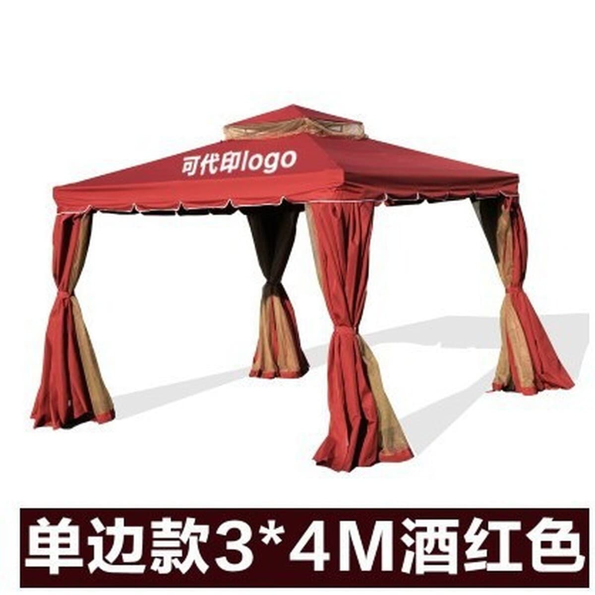 Римская палатка открытая беседка Коммерческая палатка сад вилла двор Тент Открытый Автомобиль навес свадьба