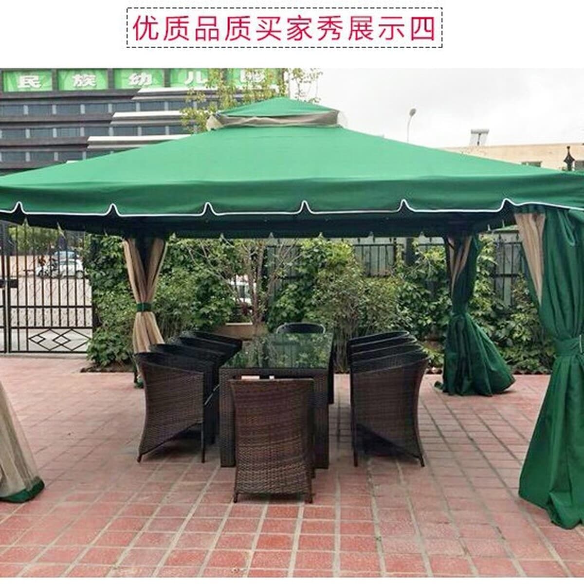 Римская палатка открытая беседка Коммерческая палатка сад вилла двор Тент Открытый Автомобиль навес свадьба