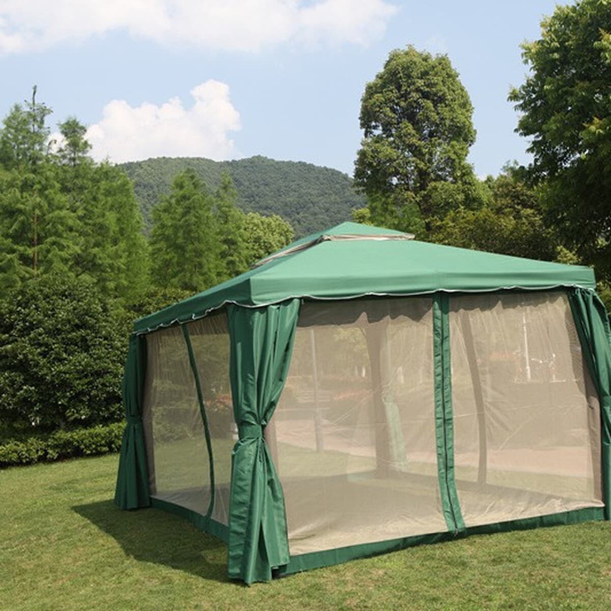 Римская палатка открытая беседка Коммерческая палатка сад вилла двор Тент Открытый Автомобиль навес свадьба