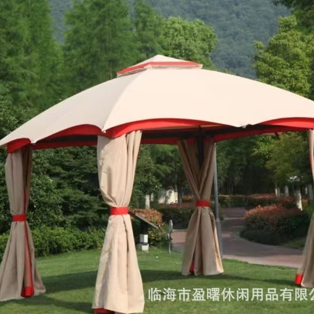 Римская палатка открытая беседка Коммерческая палатка сад вилла двор Тент Открытый Автомобиль навес свадьба