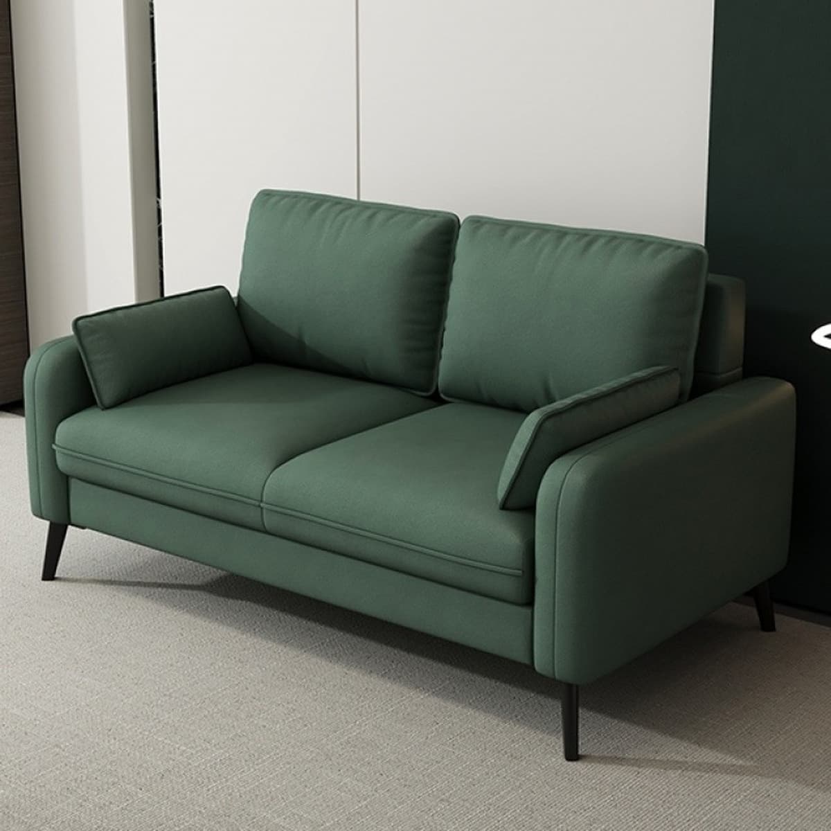 Легкий роскошный простой двойной трехместный диван для маленькой квартиры, гостиной, аренды квартиры, отеля, зоны отдыха,...