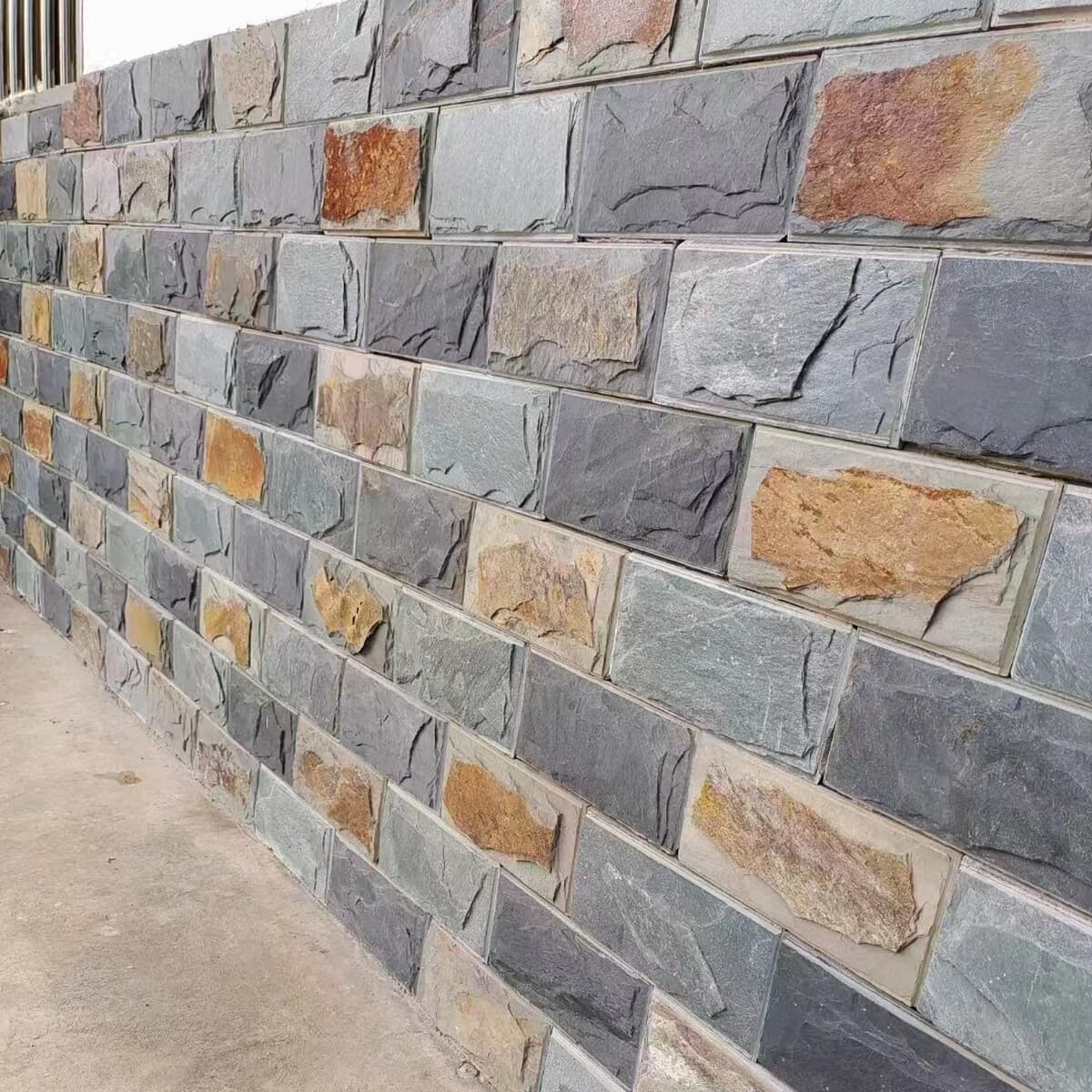 Каменные плиты для стен вилл, декоративные каменные плиты, плитка для наружных стен, плиты из голубого камня, низкая цена в...