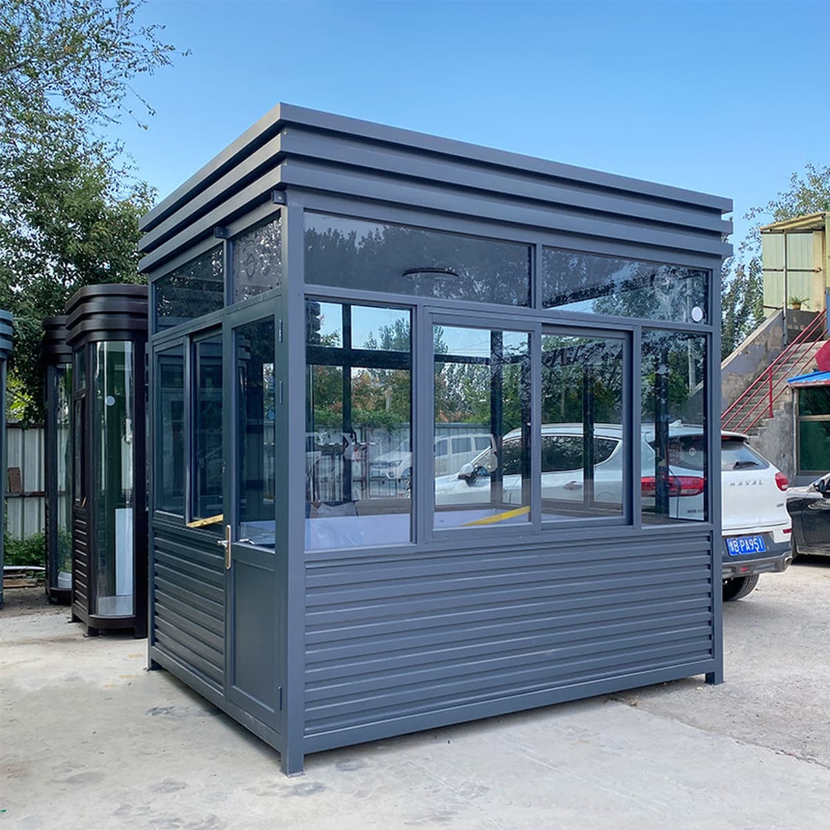 Дежурная будка наружная передвижная для сообщества, фабричная плата, дежурная комната, фиксированный размер, изготовление на...