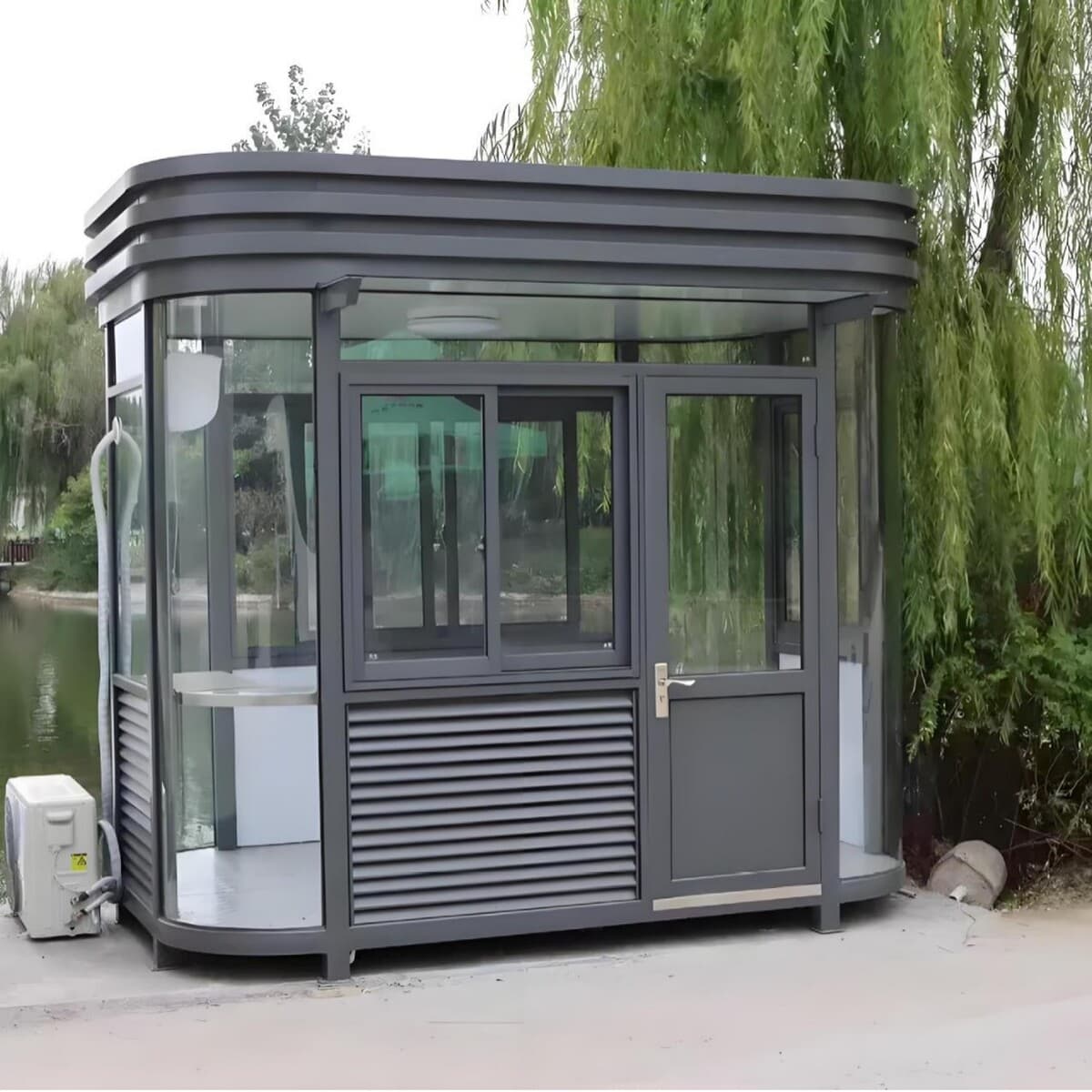 Дежурная будка наружная передвижная для сообщества, фабричная плата, дежурная комната, фиксированный размер, изготовление на...