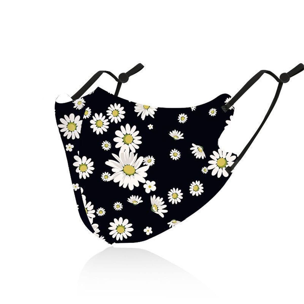 Новая трехмерная Тканевая маска с 3D принтом, Женская моющаяся дышащая Солнцезащитная маска с воздушным слоем, Пылезащитная...