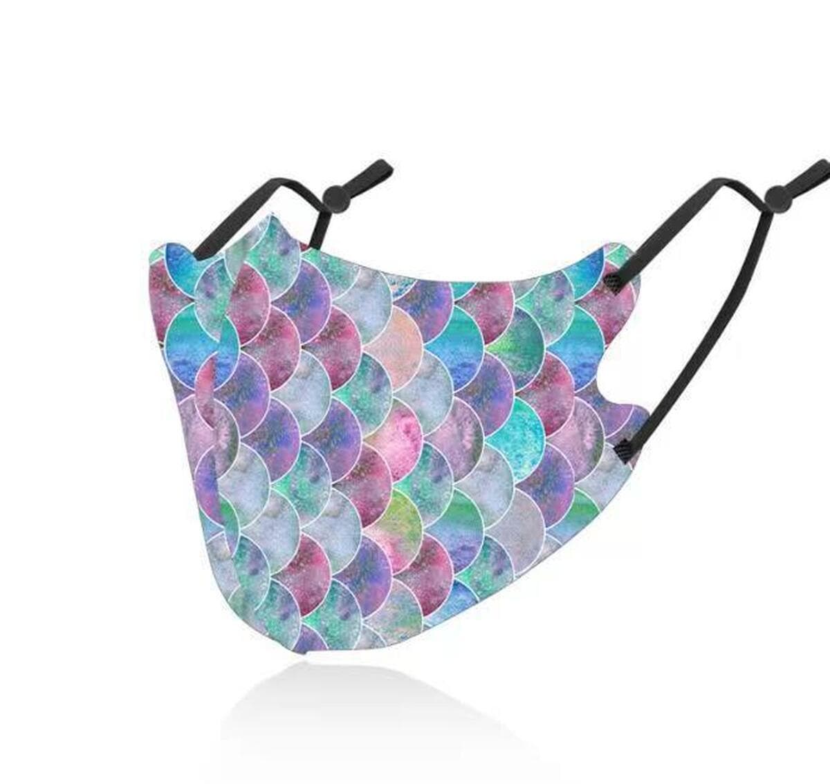 Новая трехмерная Тканевая маска с 3D принтом, Женская моющаяся дышащая Солнцезащитная маска с воздушным слоем, Пылезащитная...