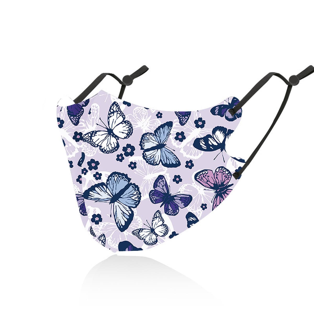 Новая трехмерная Тканевая маска с 3D принтом, Женская моющаяся дышащая Солнцезащитная маска с воздушным слоем, Пылезащитная...