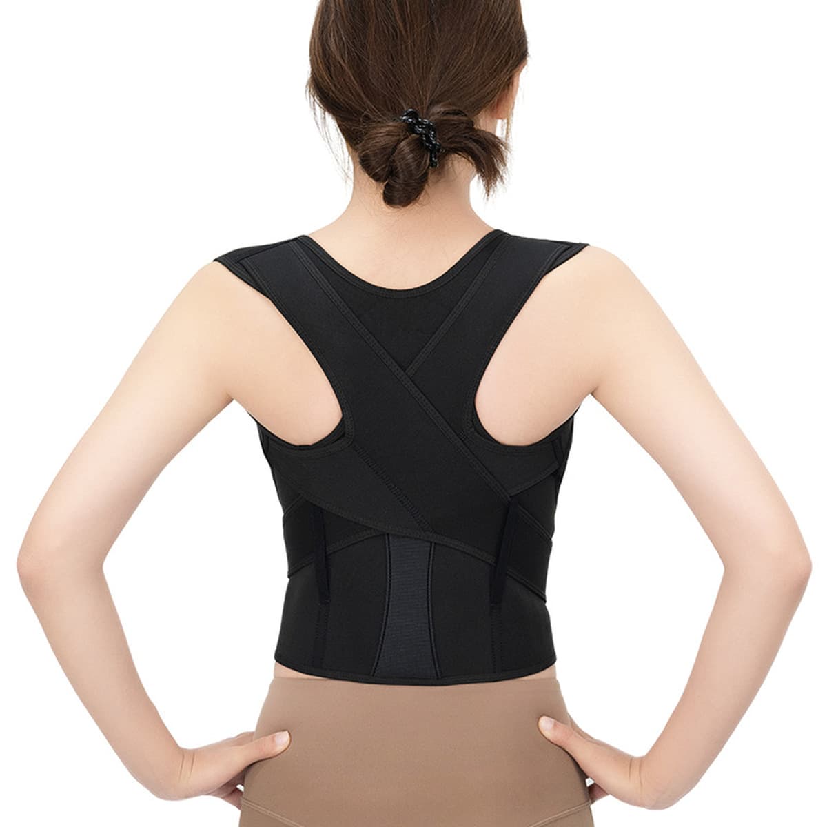 Корректирующий пояс для прямой спины с открытием плеч для предотвращения горбатости, корректирующий пояс для прямой спины с...