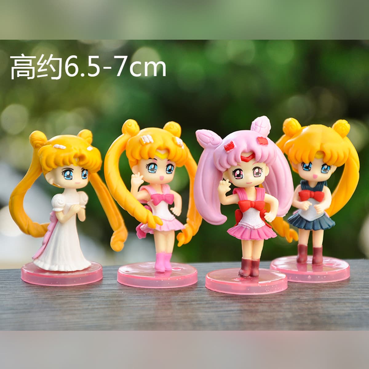 Новый маленький размер База Сейлор Мун Модель Украшения Милый Торт Настольные Украшения Подарок Девочкам