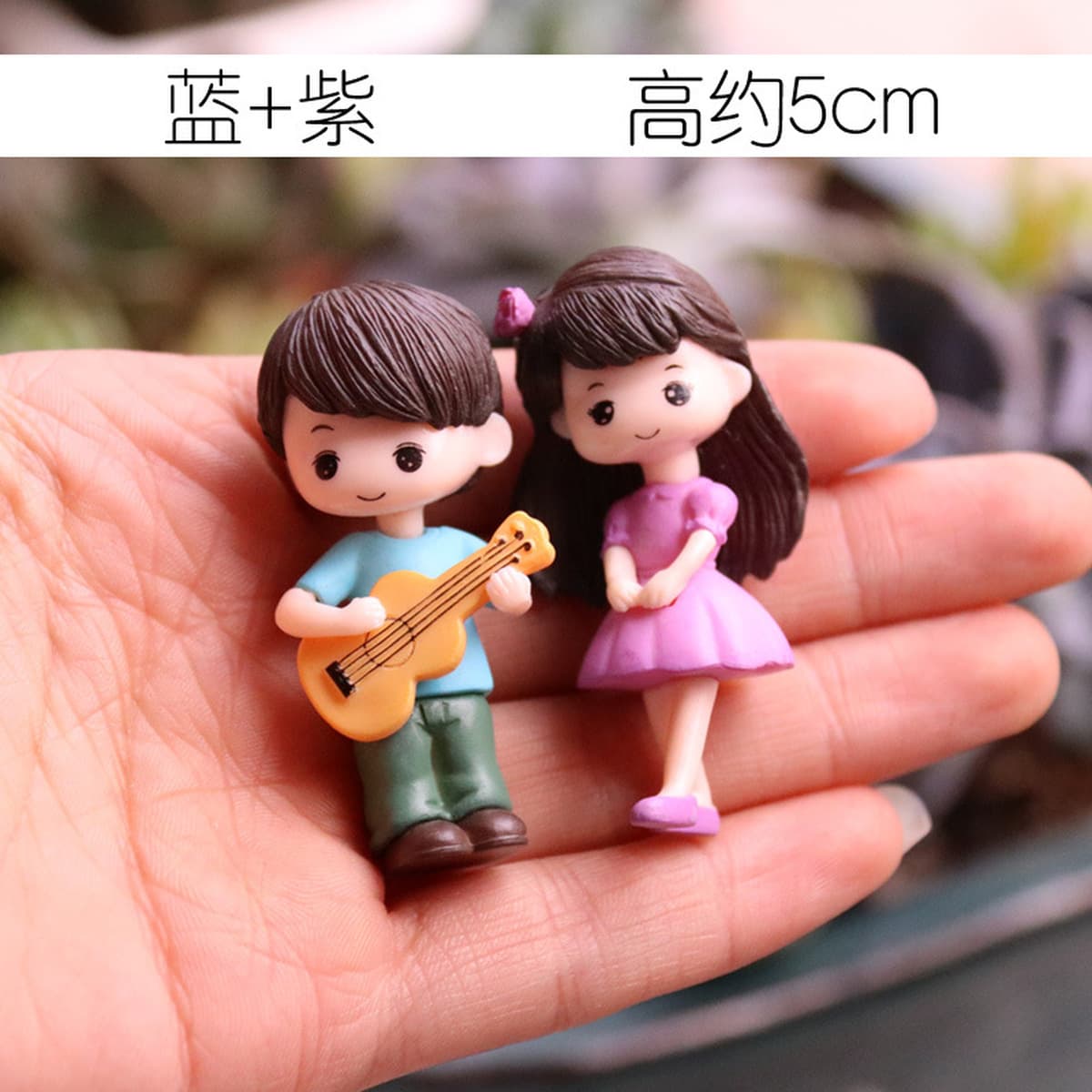 Трансграничная оптовая мультяшная пара кукольных моделей украшение компьютерного дисплея День Святого Валентина торт...