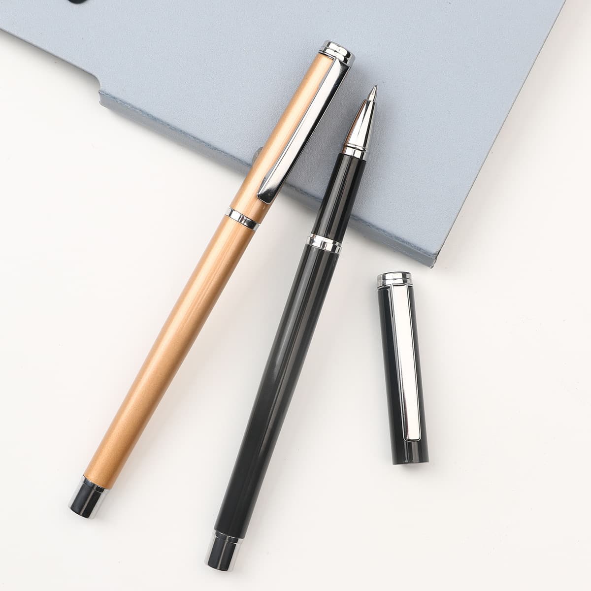 Металлическая рекламная ручка, подарок на выпускной, с индивидуальным логотипом, нейтральная ручка для подписи, канцелярские...