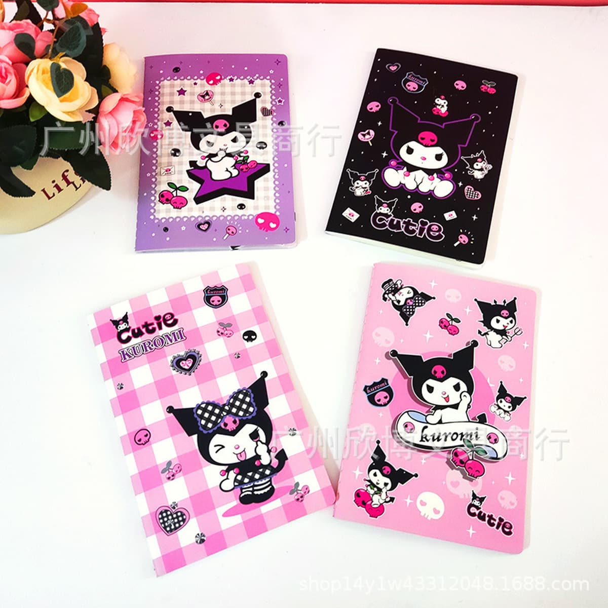 Sanrio мультфильм Kulomi Meruti блокнот для студентов с цветной страницей блокнот A5 Автомобильная линия книга мягкая копия...