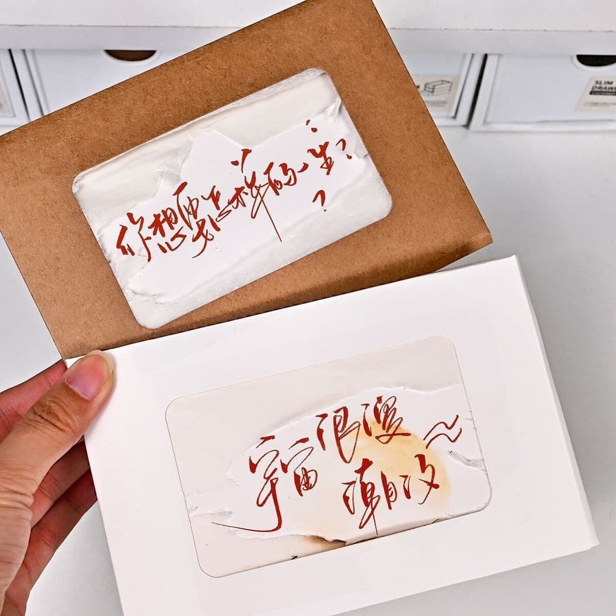 Tongyin тот же креативный пламя поздравительная открытка горящий конверт открытка DIY подарок на день рождения