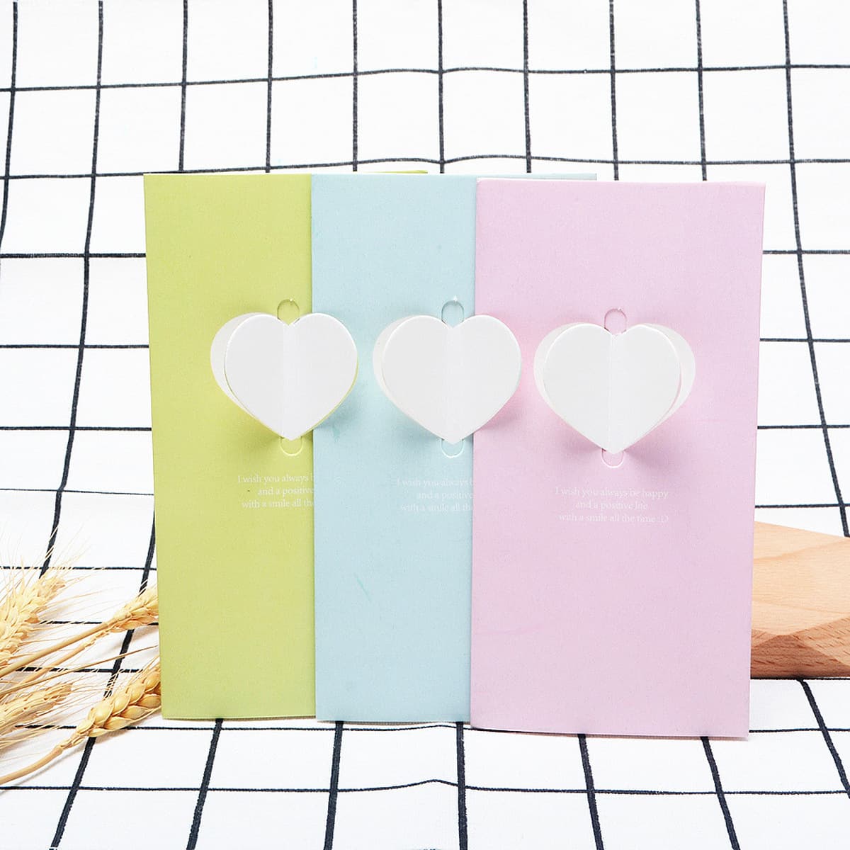 Южная Корея канцелярские товары творческие Крылья Любовь открытка сообщение Новый год Рождество благословение День Святого...