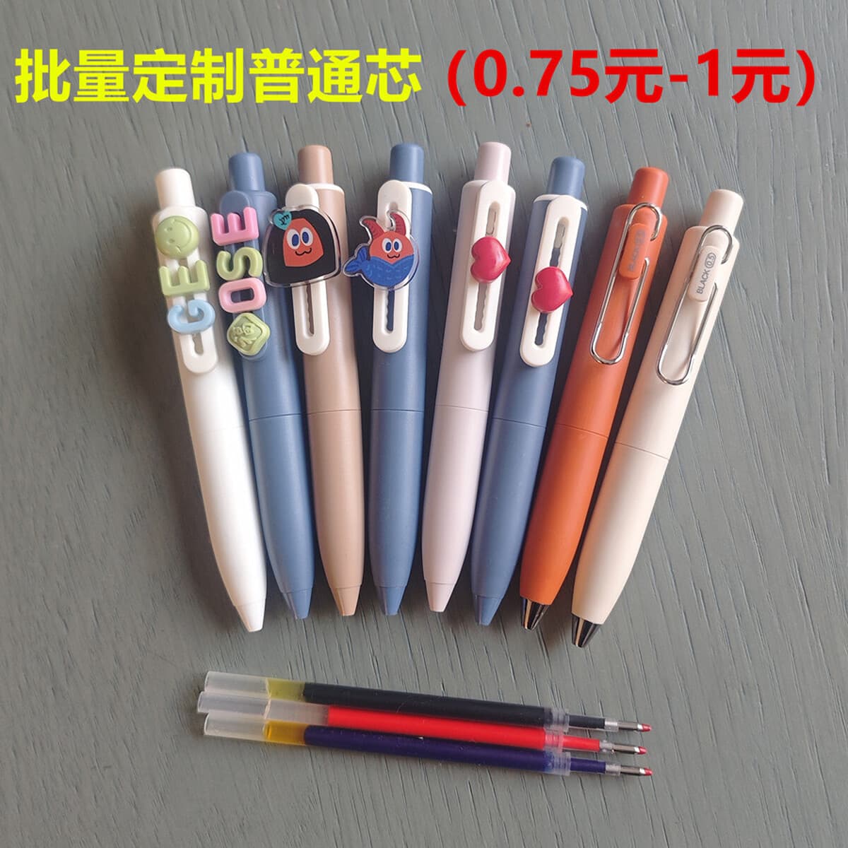Мини-толстая толстая быстрая сушеная нейтраальная ручка маленькая толстая сердцевина карманная ручка с высоким значением...