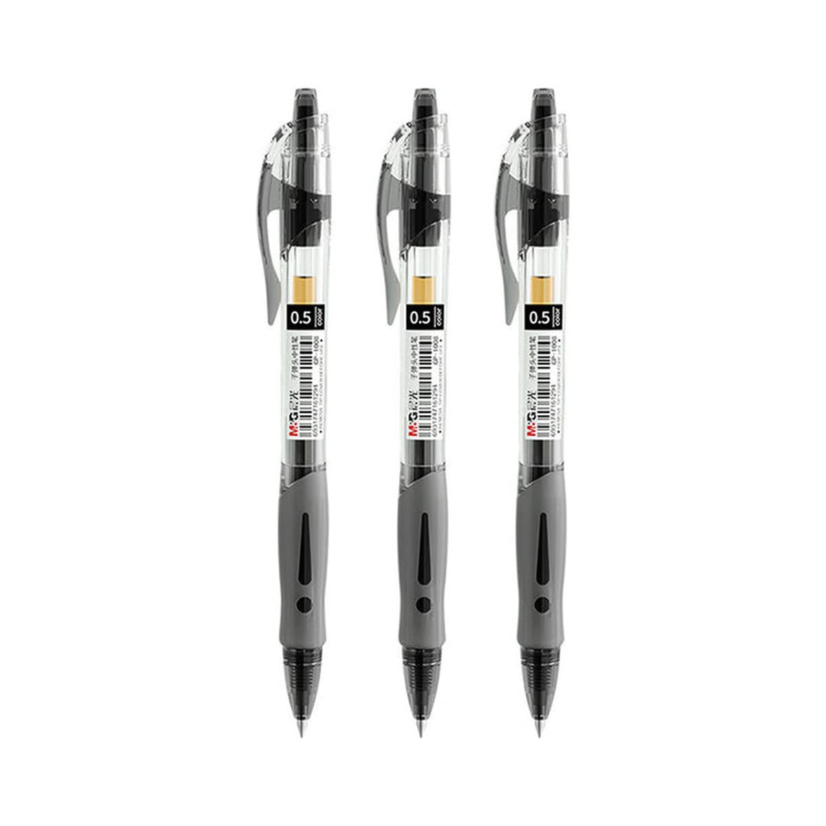 Канцелярские принадлежности Chenguang, гелевая ручка 0,5 мм, пресс для пули, большая емкость, черная и синяя ручка для...