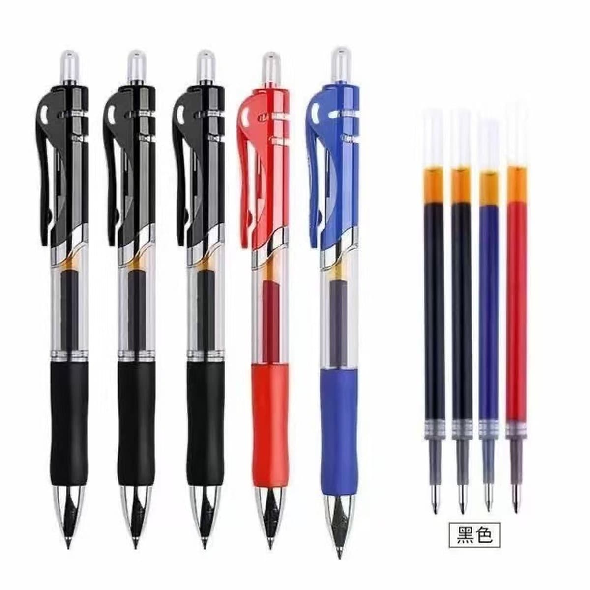 K35 нажимная черная глиняная ручка подпись быстросохнете 0,5 мм для студентов