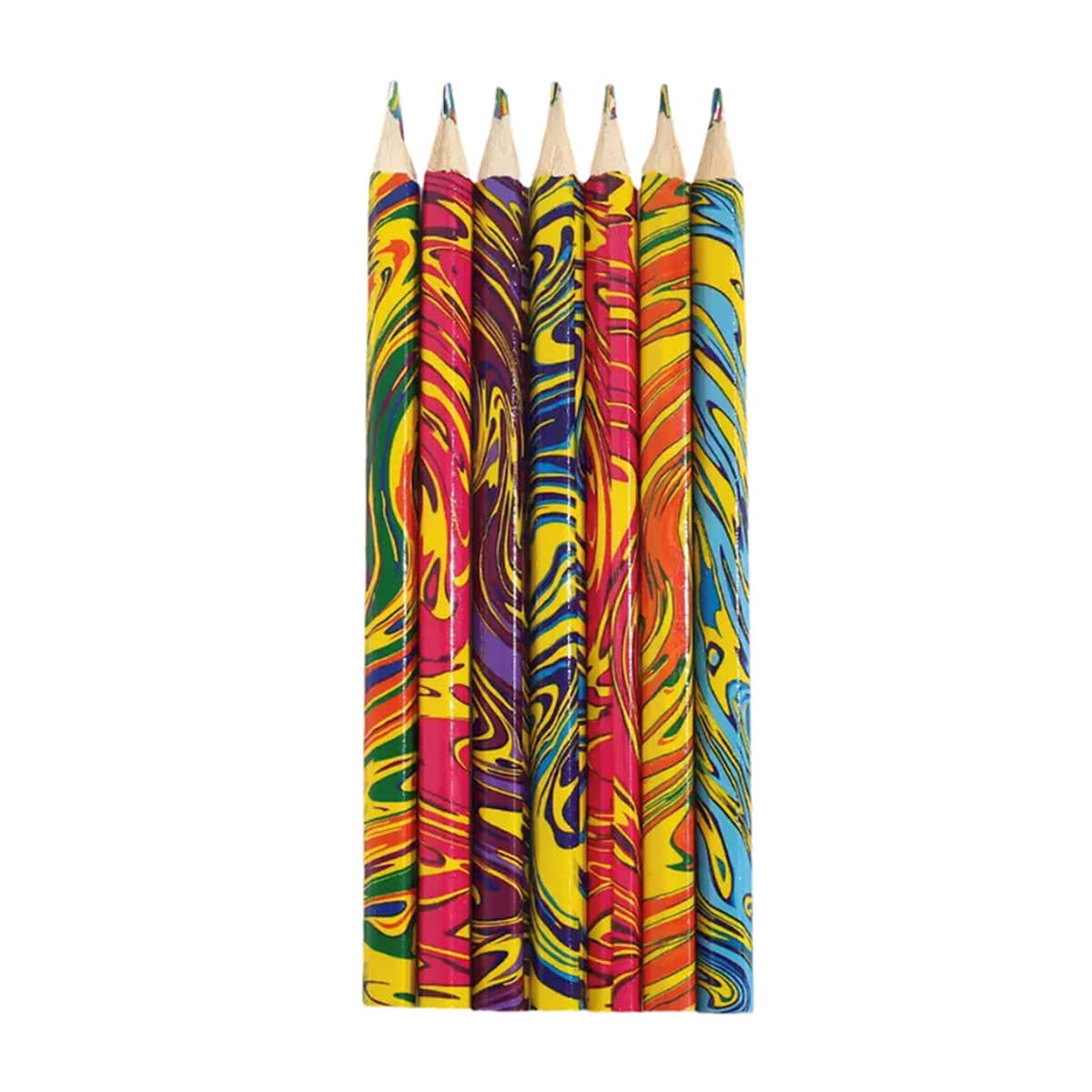 Четырехцветные цветные карандаши с утолщенным сердечником для детского рисования и рисования, четырехцветные треугольные...