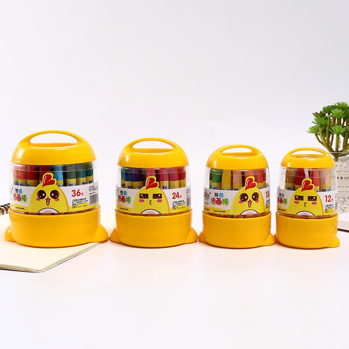 Завод прямого моделирования баррель картина маслом палку 12 цвет 24 цвет 36 цвет детская живопись костюм моющиеся мелки оптом