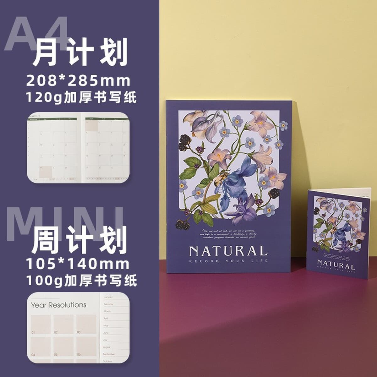 Распродажа 2026: Ежедневник-планер A4 «Маленький секретарь» 1+1, для самодисциплины, ежемесячного планирования, офисный...