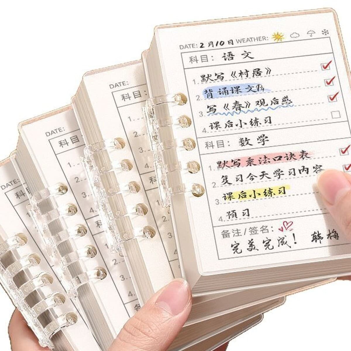 Ежедневный план Ручная записная книжка управления временем