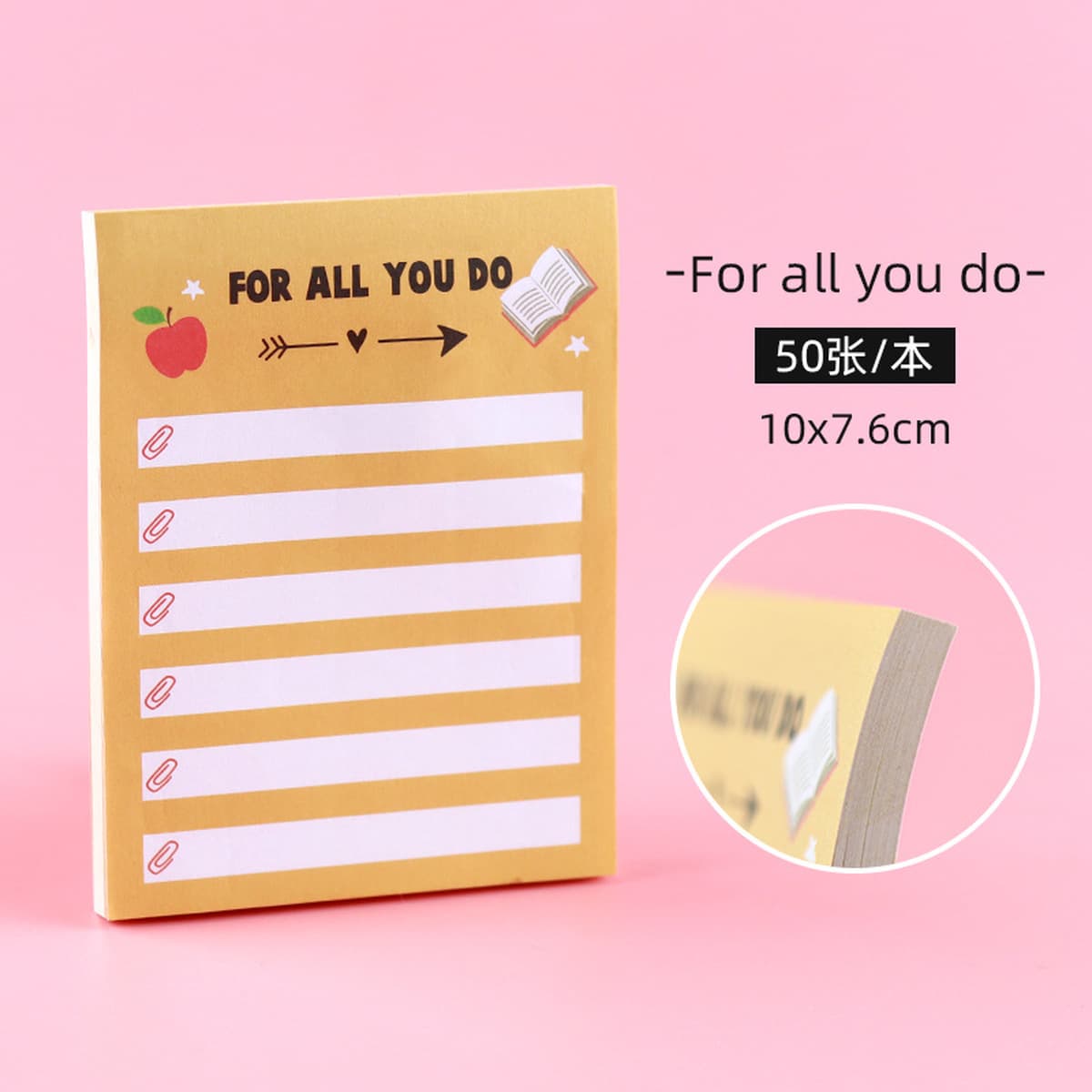 Трансграничный Творческий список Post-It Notes Заметки в виде сердца милой девушки Творческий мультфильм Слеза и паста...