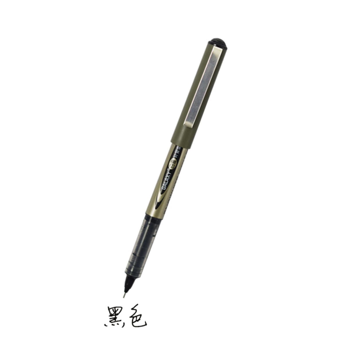 Ручка-роллер Baixue PVN-166 с прямым подачей чернил, черная, для подписи, игольчатая, гелевая, канцелярские товары оптом