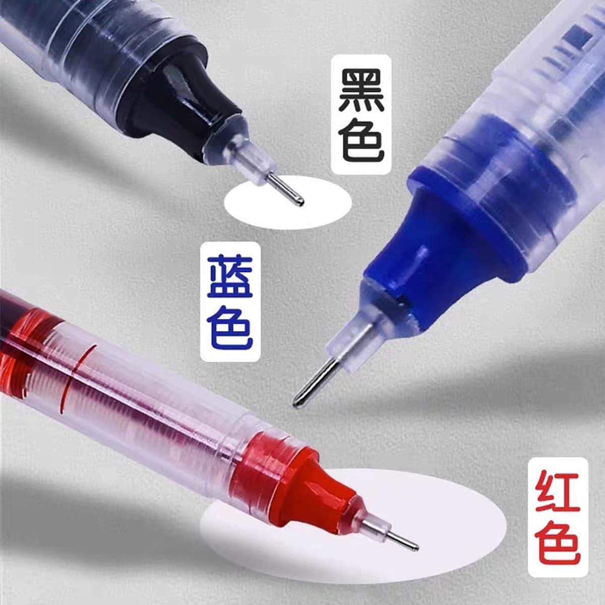 Прямая жидкая шариковая ручка быстро сушит 0.5mm черная глиняная ручка ins ветер офисные принадлежности водная ручка для...