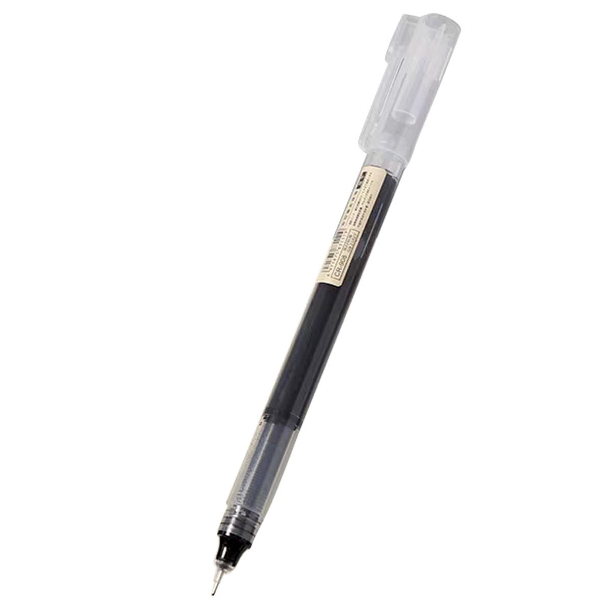 Прямая жидкая шариковая ручка быстро сушит 0.5mm черная глиняная ручка ins ветер офисные принадлежности водная ручка для...