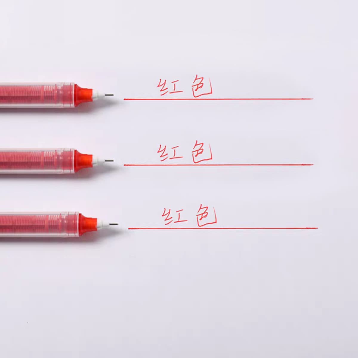 Прямая жидкая шариковая ручка быстро сушит 0.5mm черная глиняная ручка ins ветер офисные принадлежности водная ручка для...