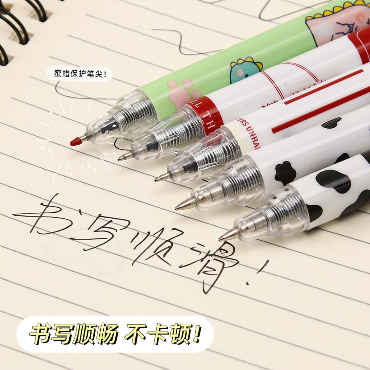 Креативный мультфильм нажимает на гениальную ручку с высоким значением