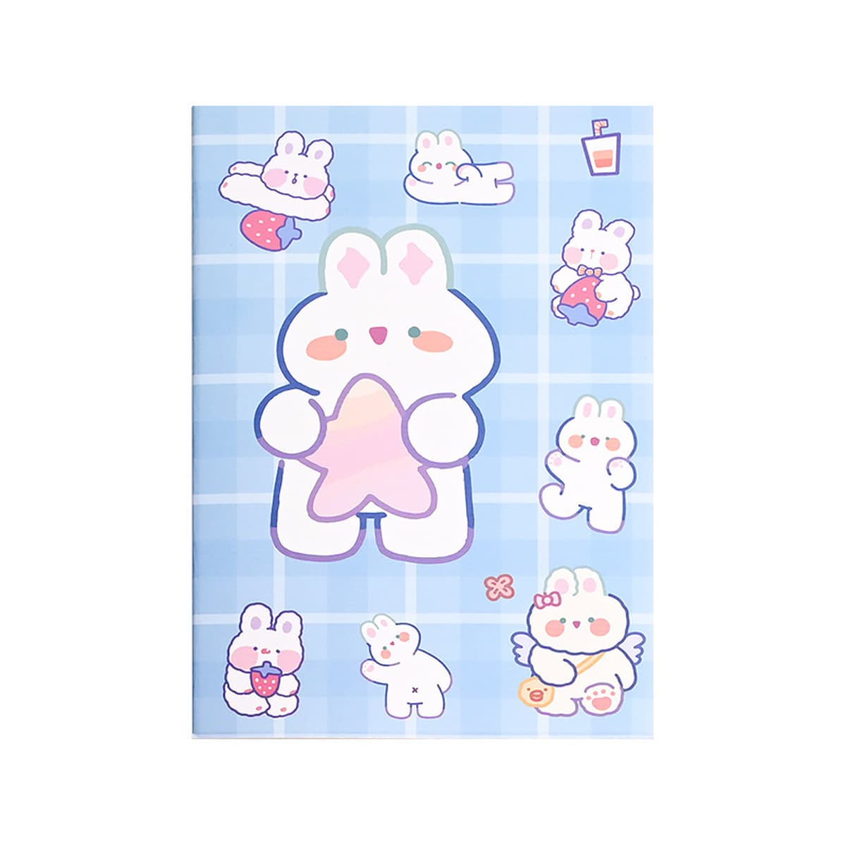 Тетрадь формата А5 с мультяшным дизайном, прошитая, для студентов, утолщенная, высококачественные учебные принадлежности,...